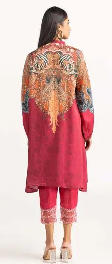 Shamoz Silk Embellished Suit